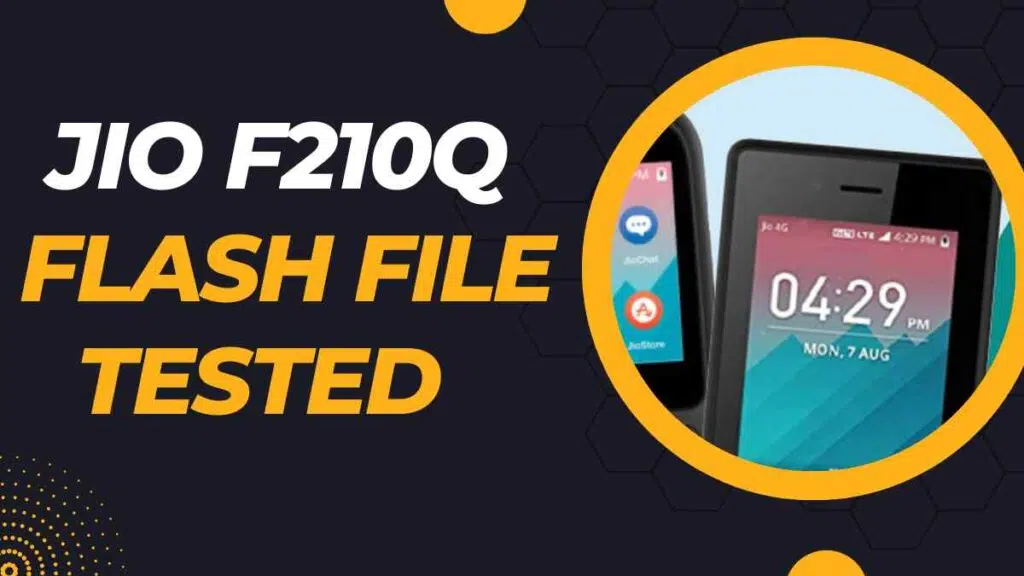 Jio F210q Flash File New Update