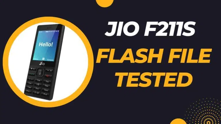 Jio F211s Flash File Stock ROM (All Version)